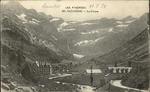 kk12079 Gavarnie Hautes Pyrenees Le Cirque Kategorie. Gavarnie Alte Ansichtskarten