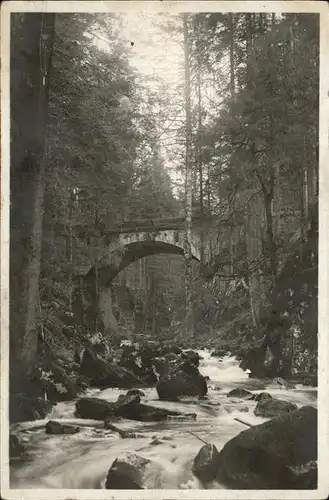 kk12108 Gerardmer Vosges Le Pont de la Vologne au Saut des Cuves Kategorie. Gerardmer Alte Ansichtskarten