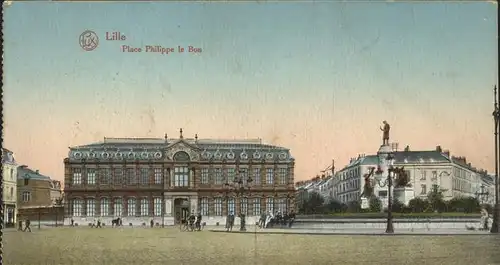 kk12279 Lille Nord Place Philippe le Bon Kategorie. Lille Alte Ansichtskarten