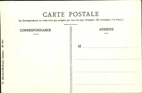 kk12316 Cannes Alpes-Maritimes Hotel du Parc Kategorie. Cannes Alte Ansichtskarten