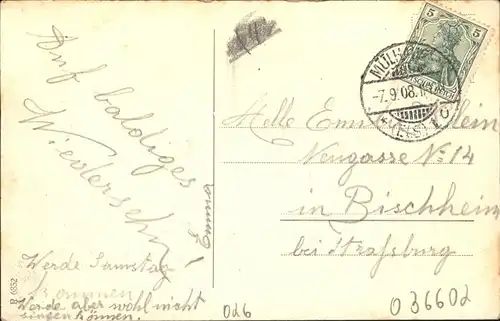 kk12501 Mulhouse Haut Rhin Alsace La Poste Kategorie. Mulhouse Alte Ansichtskarten