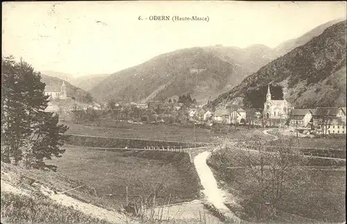 kk12506 Odern Haut Rhin Alsace Vue generale Kategorie. Oderen Alte Ansichtskarten