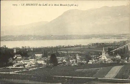kk12515 Le Bourget-du-Lac Savoie Vue generale et le Mont Revard Kategorie. Le Bourget-du-Lac Alte Ansichtskarten