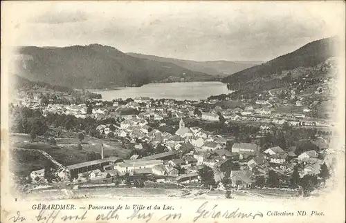 kk12534 Gerardmer Vosges Panorama de la ville et du lac Kategorie. Gerardmer Alte Ansichtskarten
