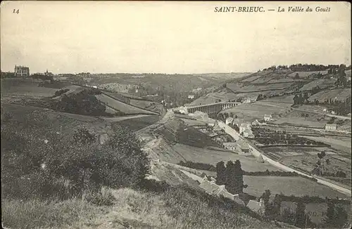 kk12549 Saint-Brieuc Cotes-d Armor La Vallee du Gouet Viadukt Kategorie. Saint-Brieuc Alte Ansichtskarten