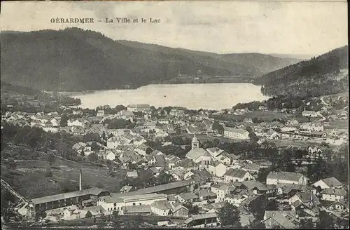 kk12551 Gerardmer Vosges Vue sur la ville et le lac Kategorie. Gerardmer Alte Ansichtskarten