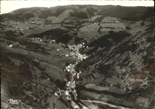 kk12605 Le Bonhomme Haut Rhin Elsass Vue generale aerienne Kategorie. Le Bonhomme Alte Ansichtskarten