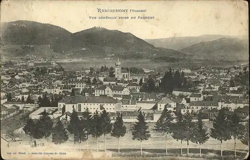 kk12699 Remiremont Vosges Vue generale prise du Parmont Kategorie. Remiremont Alte Ansichtskarten