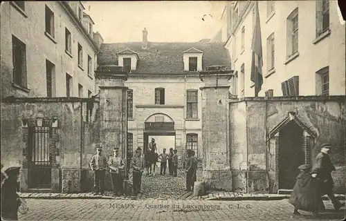 kk12705 Meaux Seine et Marne Quartier du Luxembourg Kategorie. Meaux Alte Ansichtskarten