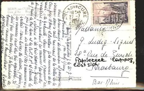 kk12808 Bessy-sur-Cure Yonne Panorama Kategorie. Bessy-sur-Cure Alte Ansichtskarten