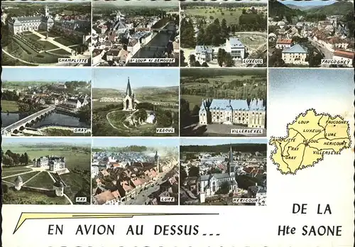 Vesoul Haut Saone En avion au dessus de la Haute Saone Kat. Vesoul