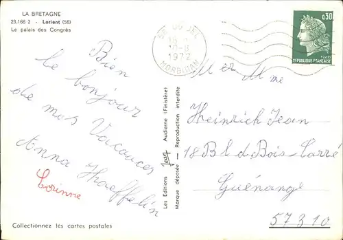 Lorient Morbihan Bretagne Le palais des Congres