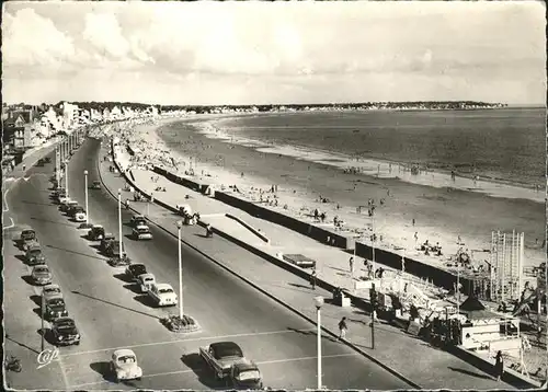 La Baule Escoublac La Plage et le Remblai vers Pornichet Kat. La Baule Escoublac