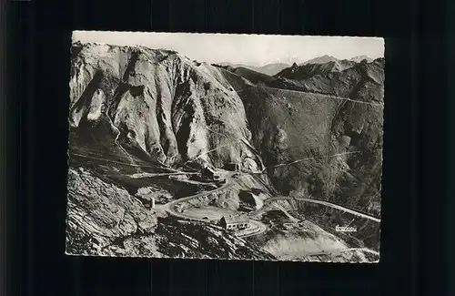 Valloire Savoie Col du Galibier et le Mont Blanc Kat. Valloire