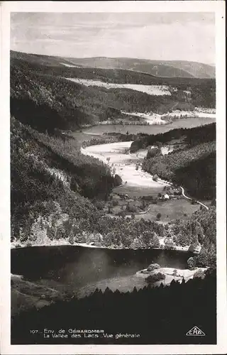 Gerardmer Vosges Vue generale de la vallee des lacs Kat. Gerardmer