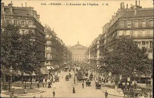 Paris L Avenue de l Opera Kat. Paris