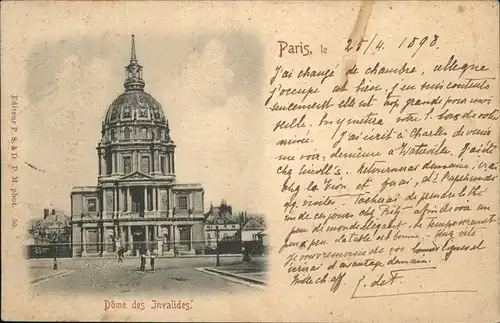 Paris Dome des Invalides Kat. Paris