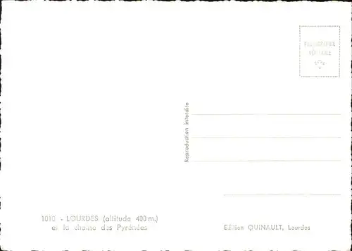 Lourdes Hautes Pyrenees La chaine des Pyrenees Kat. Lourdes