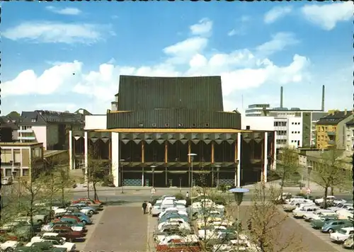 Krefeld Stadttheater Autos Kat. Krefeld