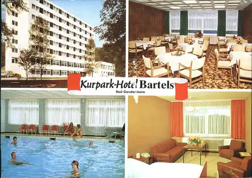 Bad Gandersheim Kurpark Hotel Bartels Kat. Bad Gandersheim