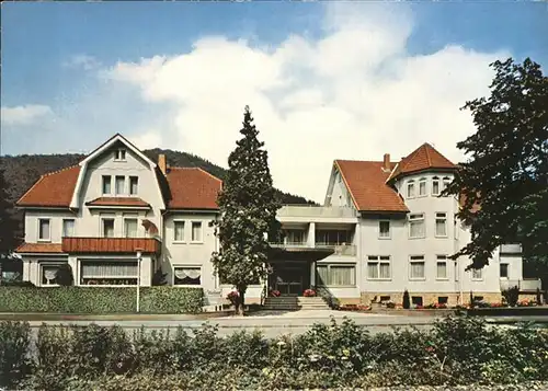 Bad Lauterberg Park Sanatorium Kneipp Kurheim Weber Kat. Bad Lauterberg im Harz
