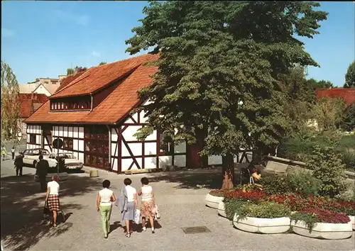 Bad Sassendorf Trinkhalle im Suelzerhaus Fachwerk Kat. Bad Sassendorf