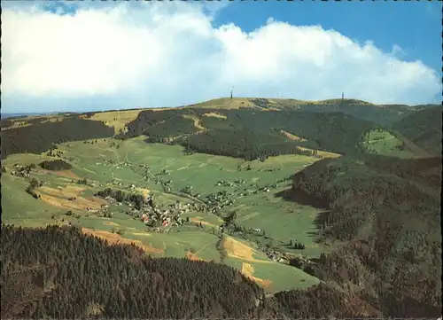 Todtnauberg Schwarzwald Fliegeraufnahme mit Feldberg Kat. Todtnau