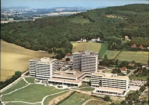 Bad Salzuflen Fliegeraufnahme Kliniken am Burggraben Kat. Bad Salzuflen