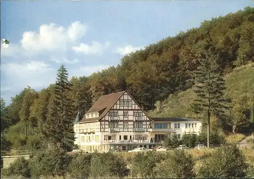 Wiemeringhausen Hotel Restaurant Haus Wildenstein Fachwerk Kat. Olsberg