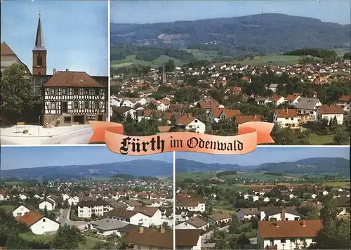 Fuerth Odenwald Fliegeraufnahme / Fuerth /Bergstrasse LKR
