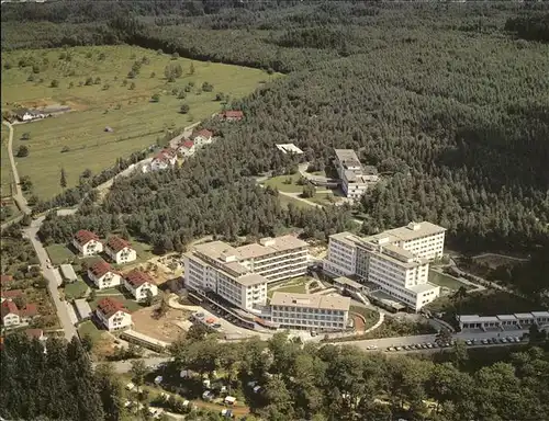 Langensteinbach Karlsbad Fliegeraufnahme Langensteinbacher Hoehe Krankenhaus und Bibelkonferenzstaette Kat. Karlsbad