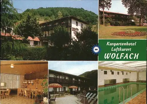 Wolfach Kurgarten Hotel Schwimmbad Kat. Wolfach