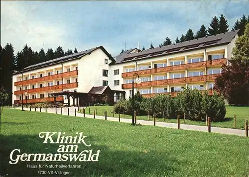 Villingen Schwenningen Klinik am Germanswald Kat. Villingen Schwenningen