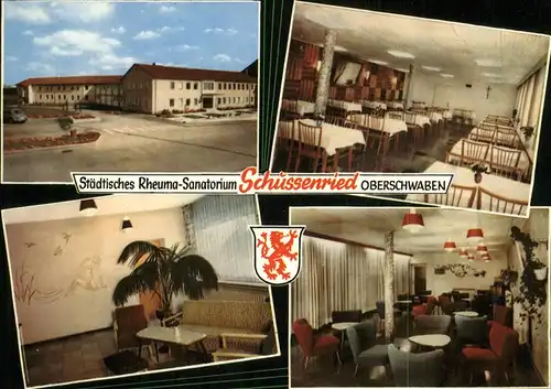 Bad Schussenried Staedtisches Rheuma Sanatorium Kat. Bad Schussenried