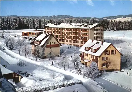 Hoechenschwand Waldsanatorium im Schnee Kat. Hoechenschwand