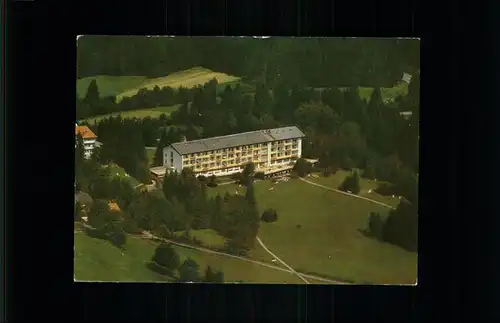 Hoechenschwand Fliegeraufnahme Schwarzwald Hoehensanatorium  Kat. Hoechenschwand