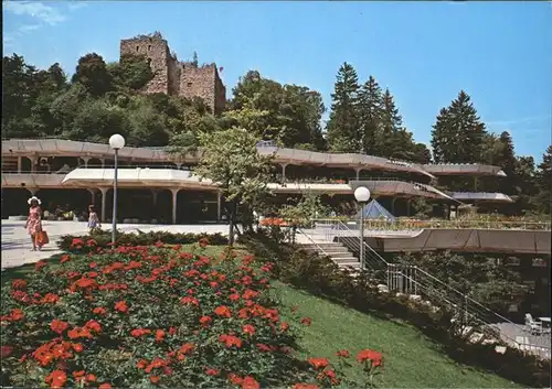 Badenweiler Kurhaus mit Burg Thermalbad Kat. Badenweiler