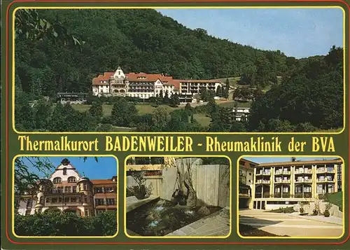 Badenweiler Rheumaklinik Kat. Badenweiler