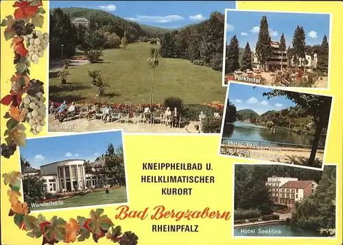 Bad Bergzabern Kneippheilbad Kurpark Wandelhalle Kat. Bad Bergzabern