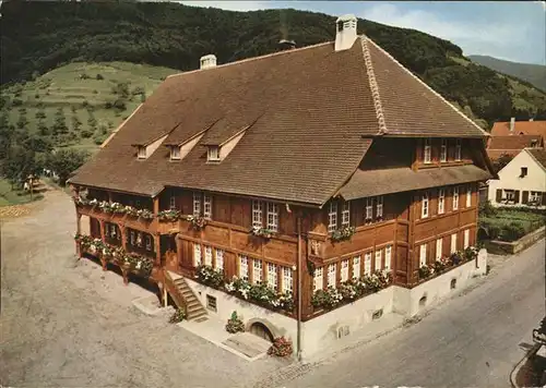 Glottertal Gasthaus Zum Goldenen Engel Hermann Lindner Kat. Glottertal