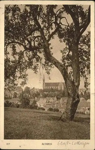 Altkirch Teilansicht Kirche Elsass Lothringen Kat. Altkirch