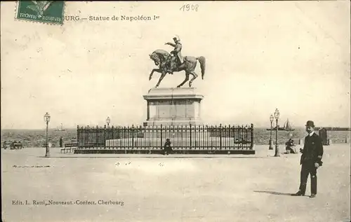 Cherbourg Octeville Basse Normandie Statue de Napoleon Kat. Cherbourg Octeville
