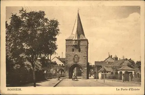 Rosheim Elsass Lothringen La Porte d Entree Kat. Rosheim