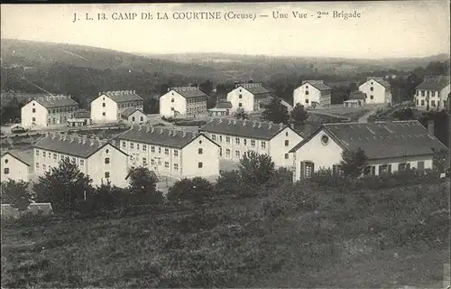 Creuse Somme Camp de la Courtine Vae generale 2e Brigade Kaserne Kat. Creuse