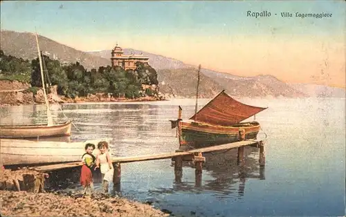 Rapallo Liguria Villa Lagomaggiore Boot Kueste