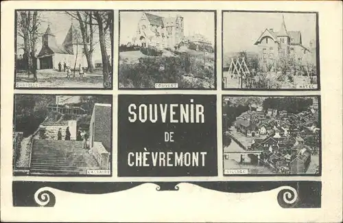 Chevremont Belfort Chapelle Couvent Hotel Village Calvaire Feldpost 