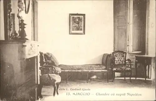 Ajaccio Chambre ou naquit Napoleon *