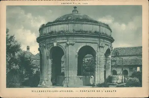 Villeneuve-les-Avignon Fontaine de l'Abbaye *