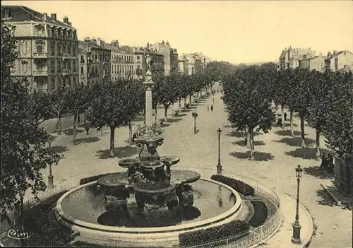 Valence Fontaine Monumentale Boulevard Bancel *