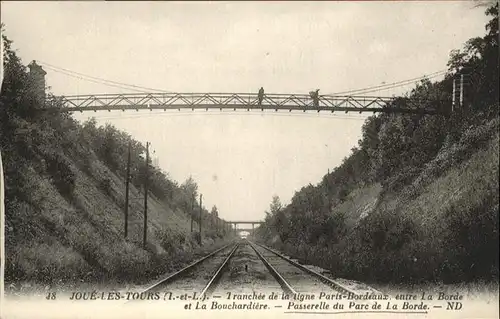 Joue-les-Tours Tranchee de la ligne Paris-Bordeaux *